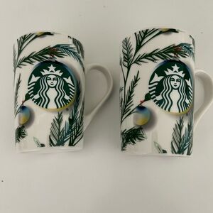 Starbucks Holiday Mugs - Set of 2